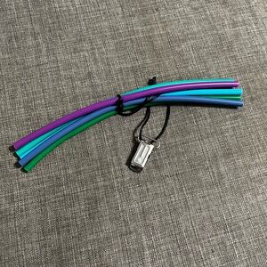 Spaghetti chewy fidget straws (5) autism sensory brand new w/o tags